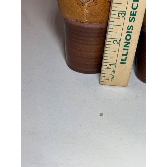 Toms Womens Size 10 Tan Ankle Boots With Tassel Zippers & 2-Inch Heels - Picture 14 of 16